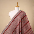 Beige - natural dyed cotton bagh fabric 20 - handcrafted