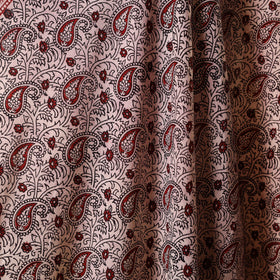 Beige - natural dyed cotton bagh fabric 23 - handcrafted