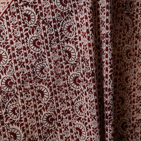 Beige - natural dyed cotton bagh fabric 38 - handcrafted