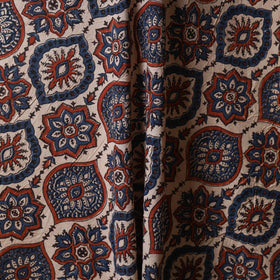 Beige - natural dyed cotton fabric 09 - handcrafted