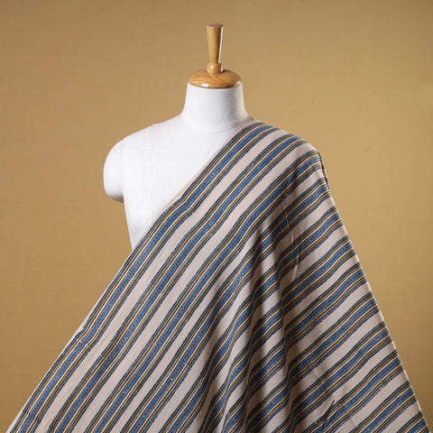 Beige - natural dyed cotton fabric 72 - handcrafted