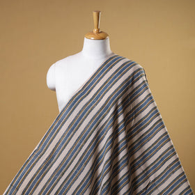 Beige - natural dyed cotton fabric 72 - handcrafted