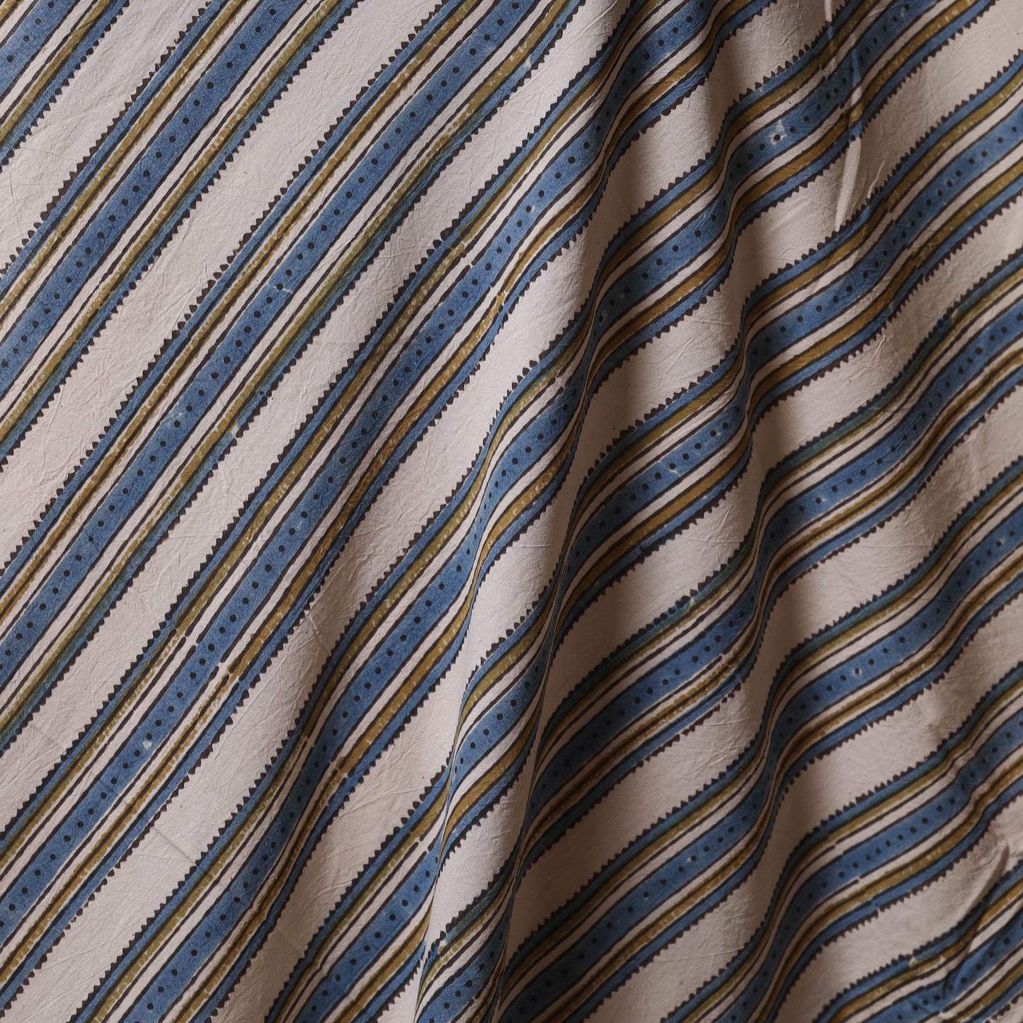 Beige - natural dyed cotton fabric 72 - handcrafted