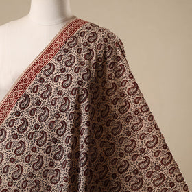 Natural dyed cotton hand bagh fabric 12 - handcrafted