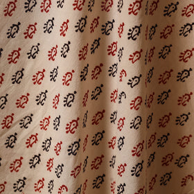 Natural dyed cotton hand bagh fabric 13 - handcrafted