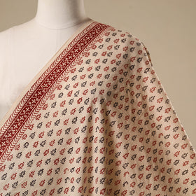 Natural dyed cotton hand bagh fabric 13 - handcrafted