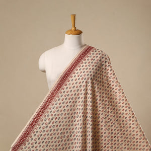 Natural dyed cotton hand bagh fabric 13 - handcrafted