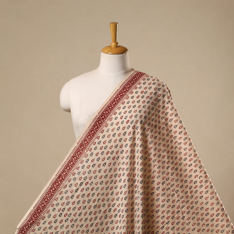 Natural dyed cotton hand bagh fabric 13 - handcrafted