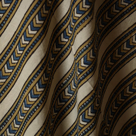 Beige - natural dyed cotton hand fabric 02 - handcrafted