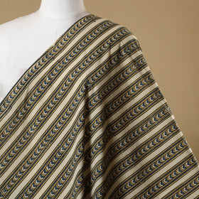 Beige - natural dyed cotton hand fabric 02 - handcrafted