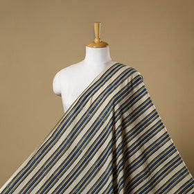 Beige - natural dyed cotton hand fabric 11 - handcrafted