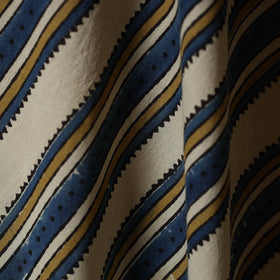 Beige - natural dyed cotton hand fabric 11 - handcrafted