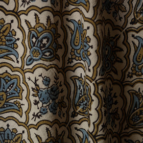 Beige - natural dyed cotton hand fabric 14 - handcrafted