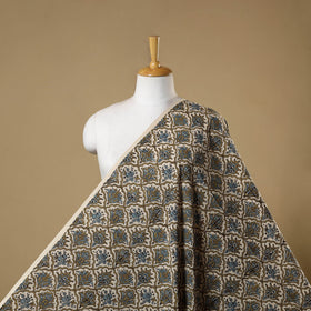 Beige - natural dyed cotton hand fabric 14 - handcrafted