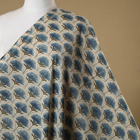 Beige - natural dyed cotton hand fabric 24 - handcrafted