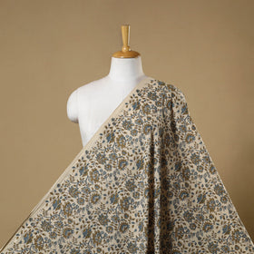 Beige - natural dyed cotton hand fabric 39 - handcrafted