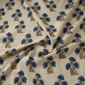 Natural dyed cotton kutch hand block ajrakh print fabric 15