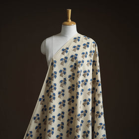Natural dyed cotton kutch hand block ajrakh print fabric 15