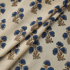 Natural dyed cotton kutch hand block ajrakh print fabric 15