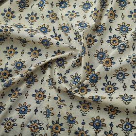 Natural dyed cotton kutch hand block ajrakh print fabric 30