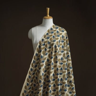 Natural dyed cotton kutch hand block ajrakh print fabric 38