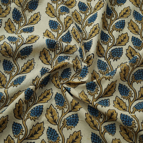Natural dyed cotton kutch hand block ajrakh print fabric 38