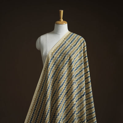 Natural dyed cotton kutch hand block ajrakh print fabric 41