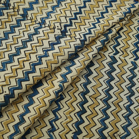 Natural dyed cotton kutch hand block ajrakh print fabric 41