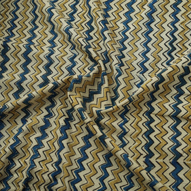 Natural dyed cotton kutch hand block ajrakh print fabric 41