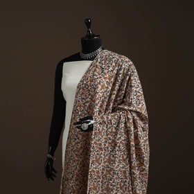 Natural dyed cotton pedana kalamkari dupatta 14
