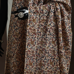 Natural dyed cotton pedana kalamkari dupatta 14