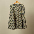 Beige - cotton wrap around skirt 43 - handcrafted