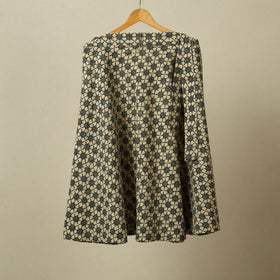 Beige - cotton wrap around skirt 43 - handcrafted