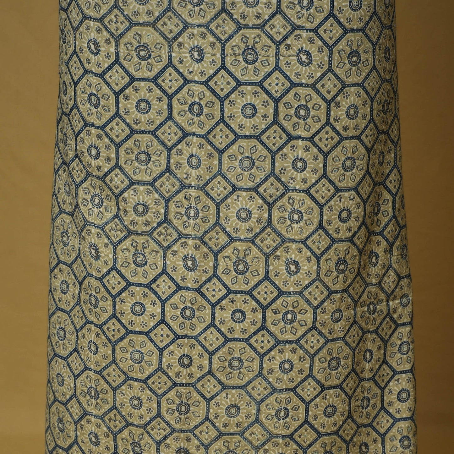 Beige - natural dyed hand 3pc unstitched dress material 20