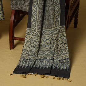 Beige - natural dyed hand 3pc unstitched dress material 20