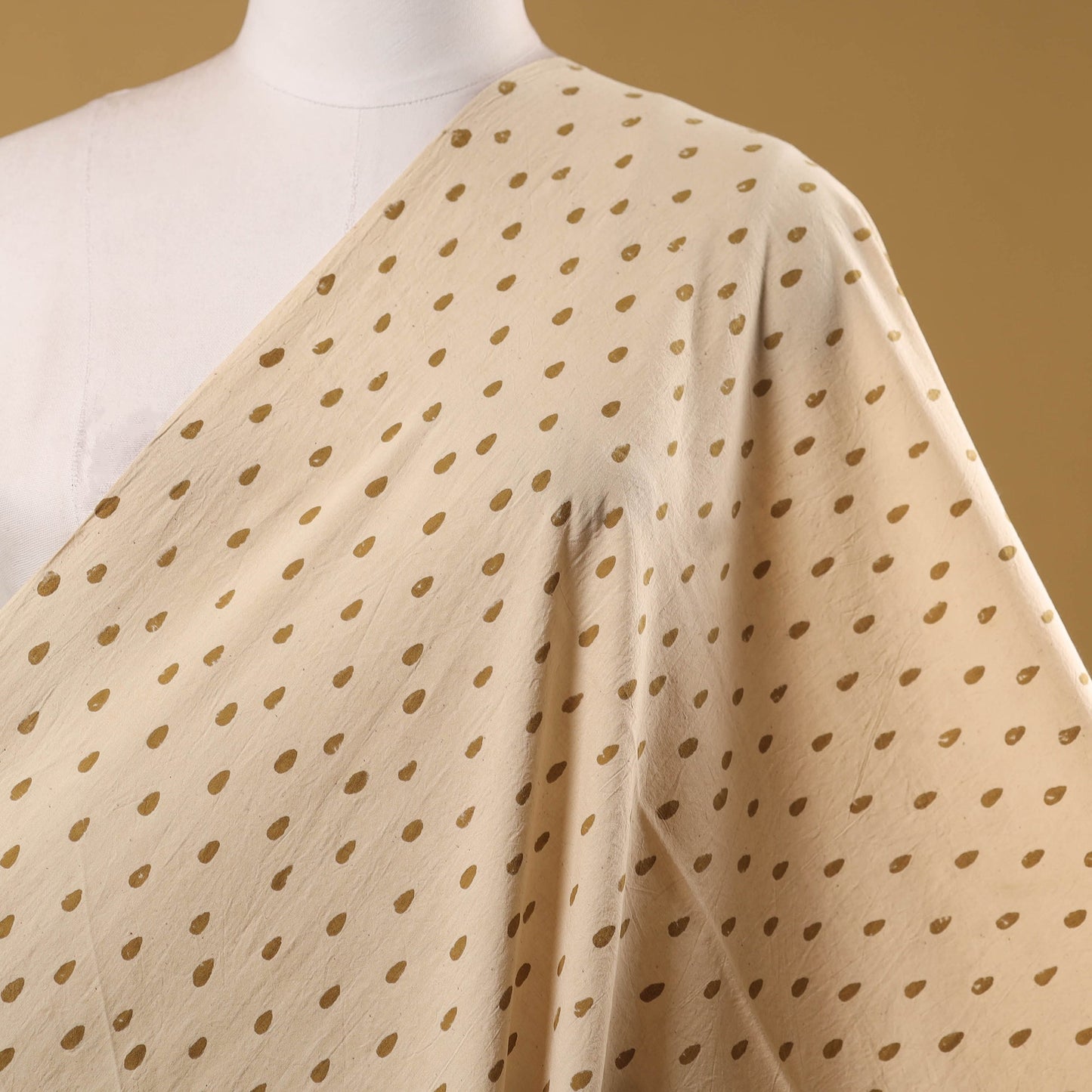 Natural dyed hand cotton fabric 08 - handcrafted