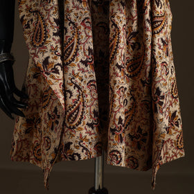 Natural dyed hand block kalamkari print cotton kaftan