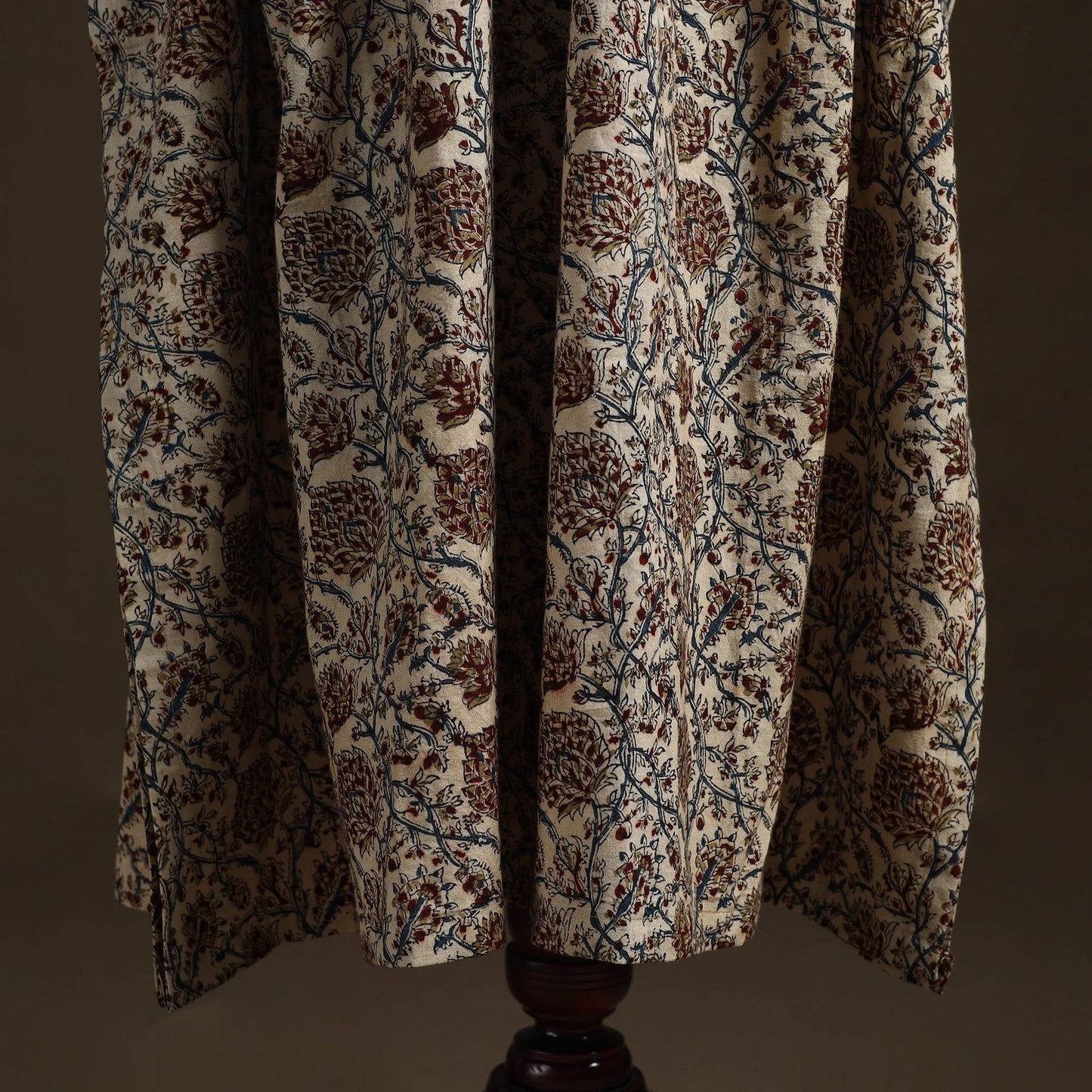 Natural dyed hand block kalamkari print patchwork cotton