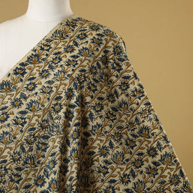 Beige - natural dyed hand cotton fabric 03 - handcrafted