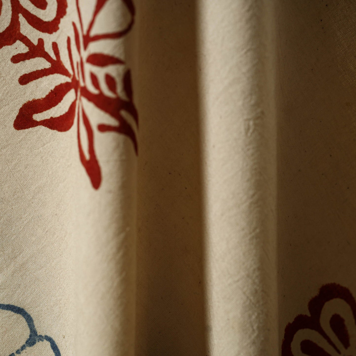 Natural dyed hand cotton fabric 03 - handcrafted