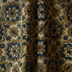 Beige - natural dyed hand cotton fabric 04 - handcrafted