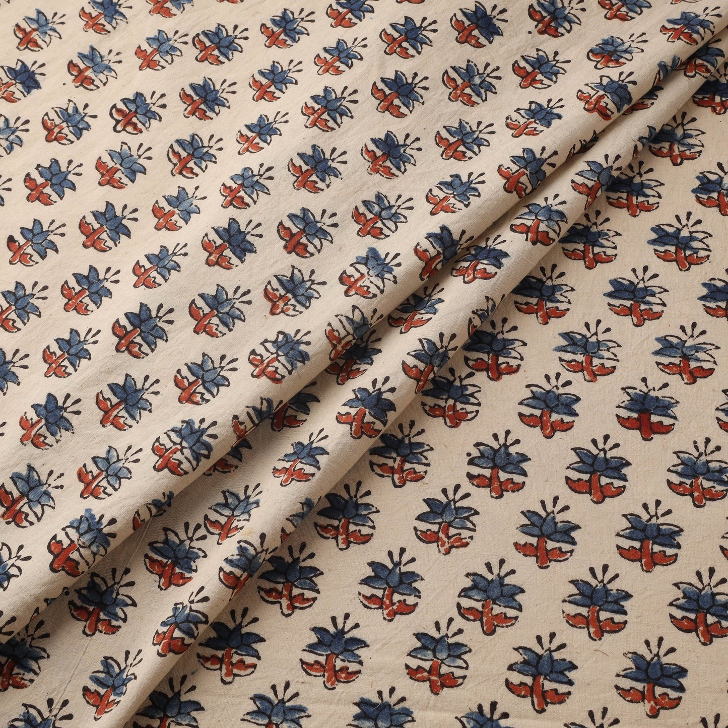 Natural dyed hand cotton fabric 10 - handcrafted