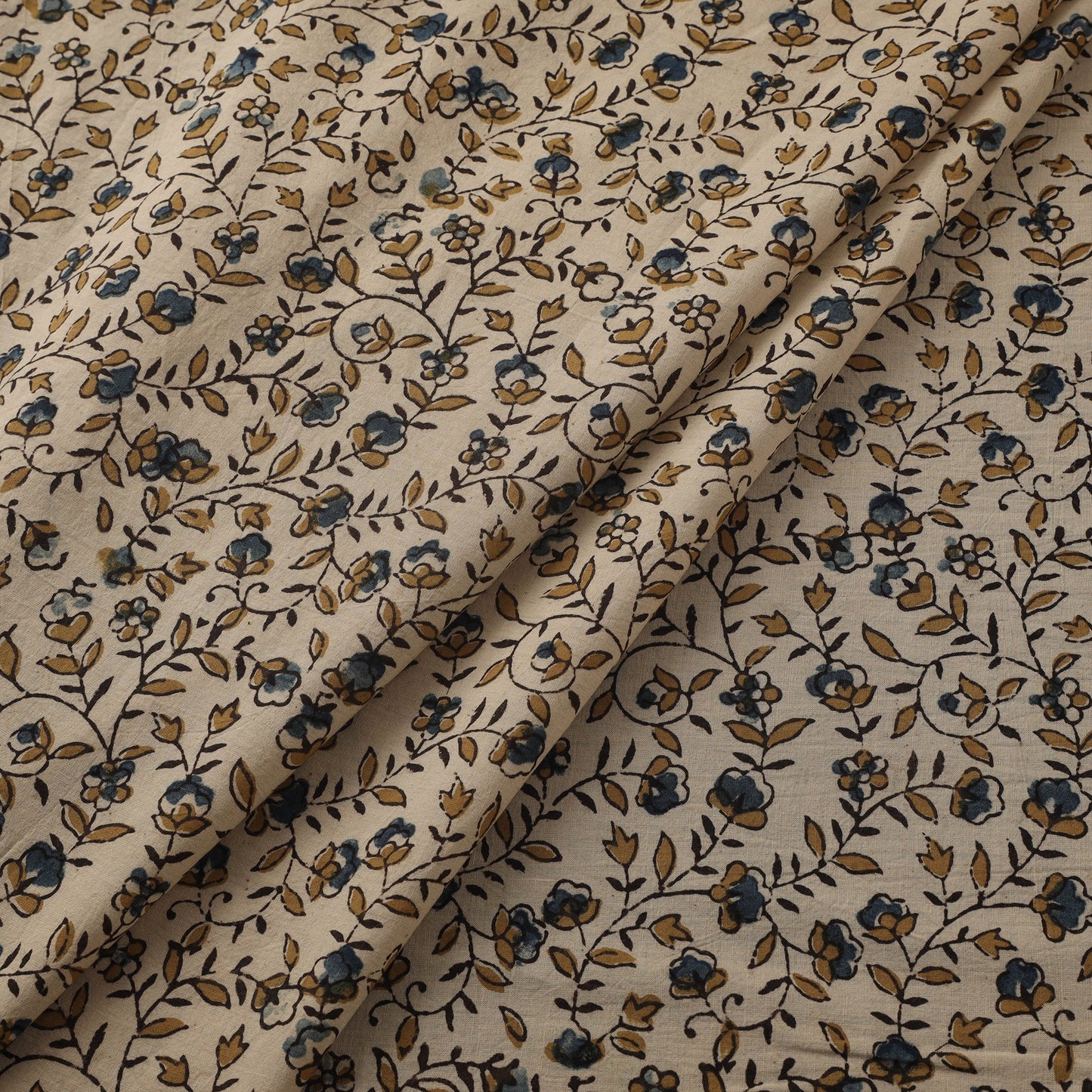 Natural dyed hand cotton fabric 12 - handcrafted