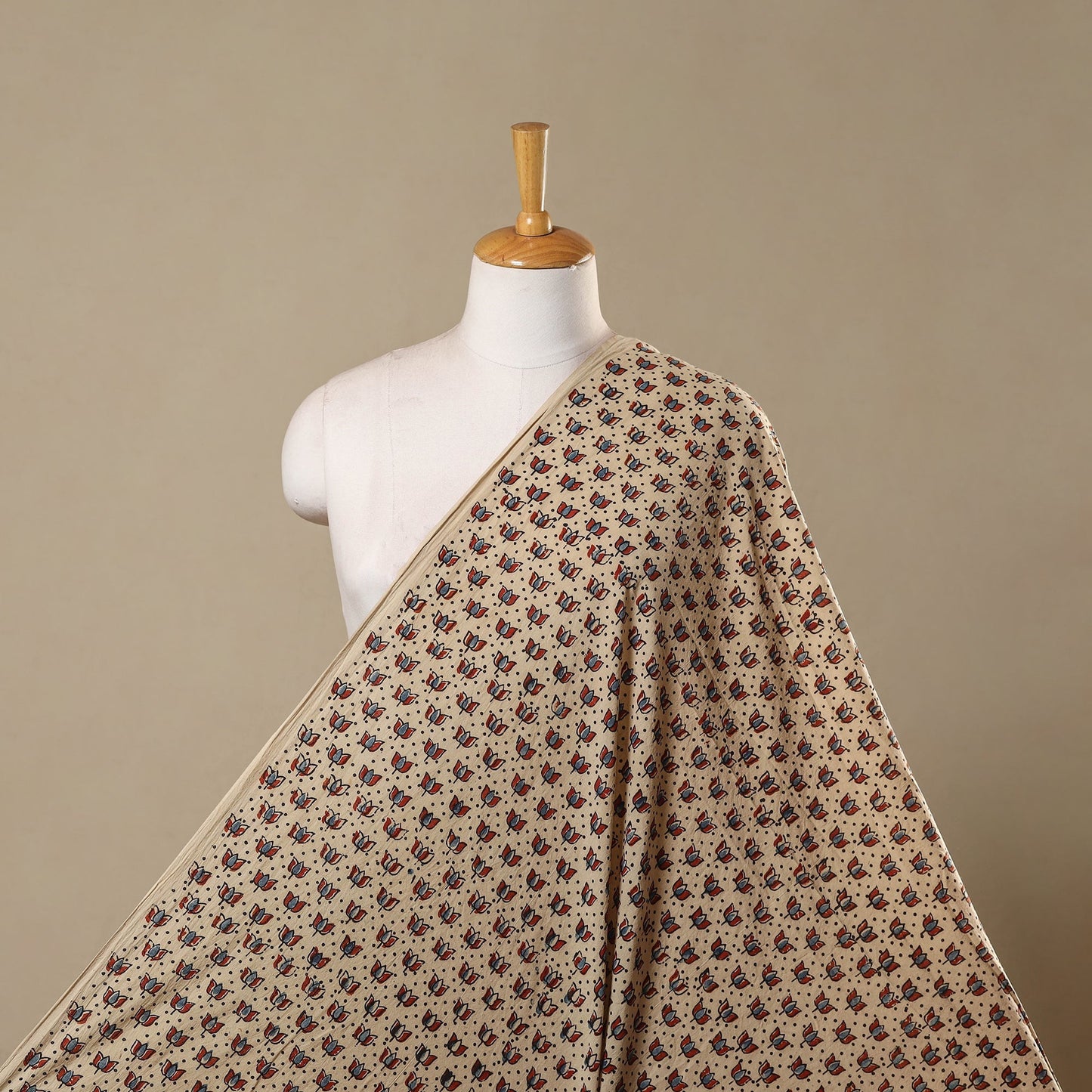 Natural dyed hand cotton fabric 20 - handcrafted