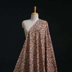 Natural dyed hand block print cotton kalamkari fabric 03