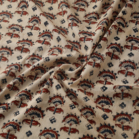 Natural dyed hand block print cotton pedana kalamkari