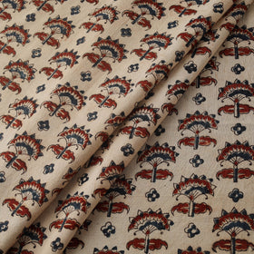 Natural dyed hand block print cotton pedana kalamkari