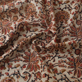 Natural dyed hand block print cotton pedana kalamkari