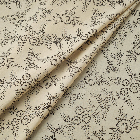 Natural dyed hand cotton pedana kalamkari fabric 15