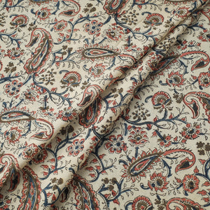 Natural dyed hand cotton pedana kalamkari fabric 16